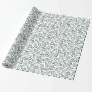 Watercolor Ocean Sea Animals Pattern Wrapping Paper