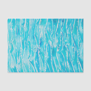 Watercolor Ocean Waves Art Print Tissue Paper