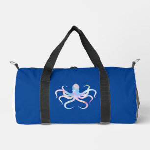 Watercolor Octopus Duffle Bag