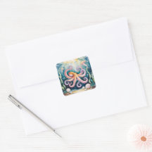 Watercolor Octopus Kids Birthday Party