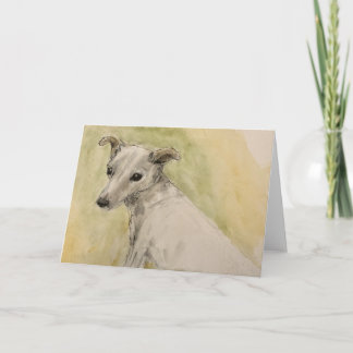 Watercolor of Chihuahua on Greeting Card