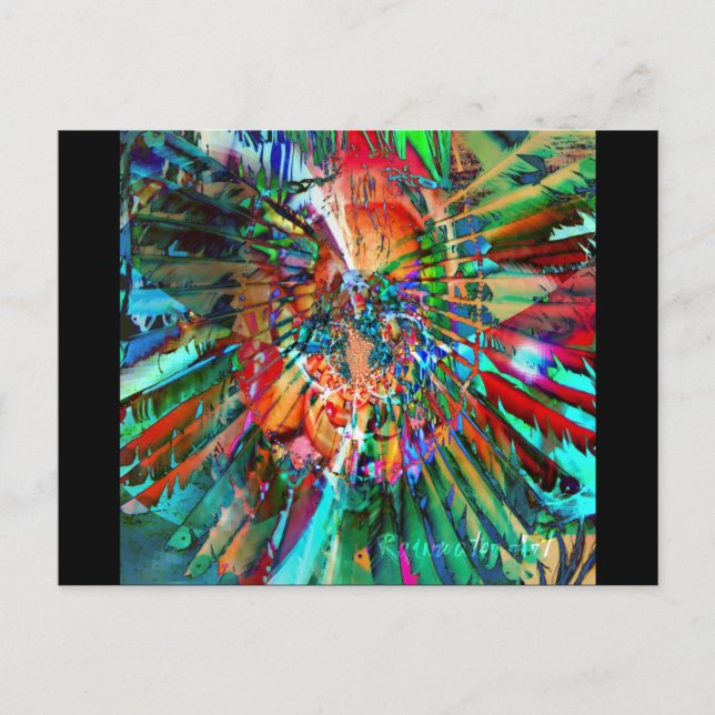 Watercolor of Rainbows Postcard (Front)