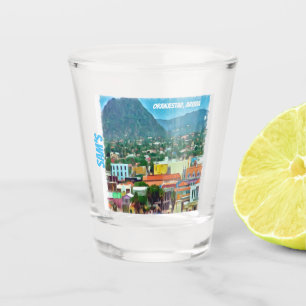 Watercolor Oranjestad, Aruba Shot Glass
