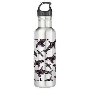 Watercolor Orca 710 Ml Water Bottle