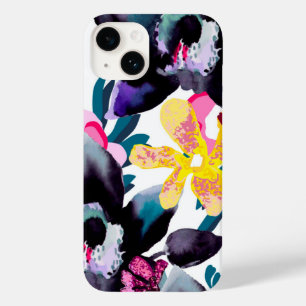 Watercolor Orchid Print iPhone Case