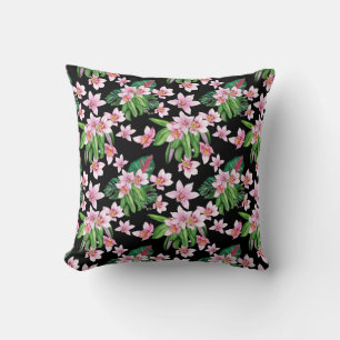 Watercolor Orchids Design 27 Cushion