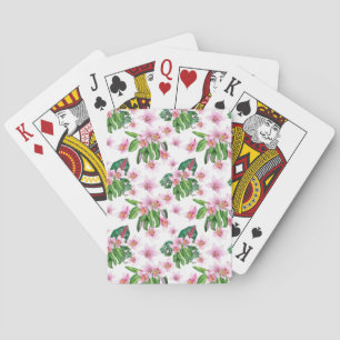 Watercolor Orchids Design 30 Playing Cards