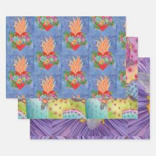 Watercolor Original One of a Kind Miranda Designs Wrapping Paper Sheet