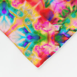 Watercolor ornament fleece blanket