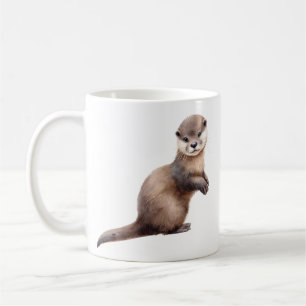 Watercolor Otter Coffee Mug
