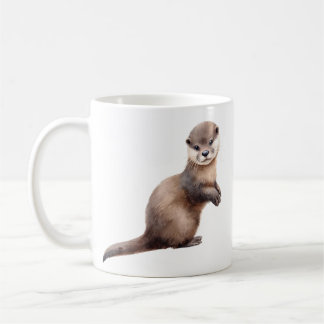 Watercolor Otter Coffee Mug