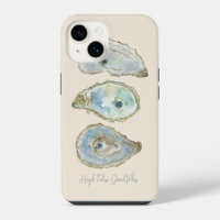Watercolor Oyster "High Tides, Good Vibes"