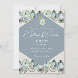 Watercolor Oyster Invitation