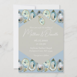 Watercolor Oyster Invitation