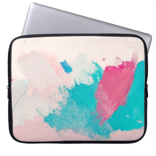 Watercolor Paint Abstract  Laptop Sleeve