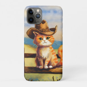 Watercolor Painted Cat Dad iPhone 11 Pro Case