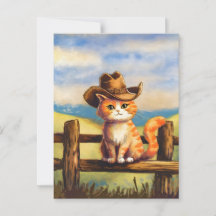 Watercolor Painted Cat Dad