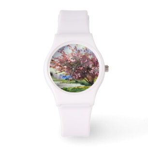 Watercolor Painting Landscape Watch