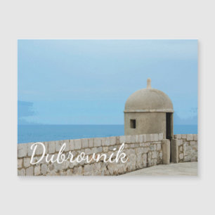 Watercolor painting of Dubrovnik city wall Magnet