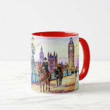 Watercolor Painting of London Bridge Views #2