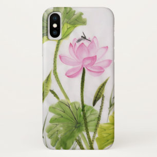 Watercolor Painting Of Lotus Flower 2 2 iPhone X Case