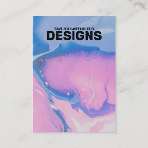 Watercolor Painting Pattern Earring Display Card