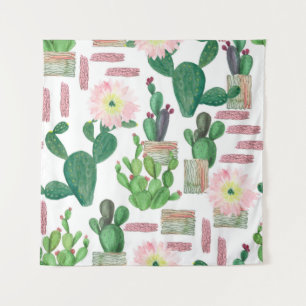Watercolor painting seamless pattern. Watercolour Tapestry