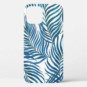 Watercolor painting seamless pattern with tropical iPhone 12 case