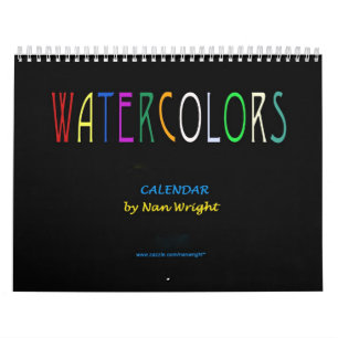 Watercolor Paintings Calendar