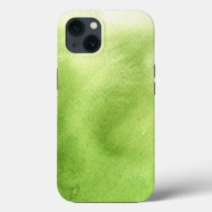 watercolor paints on a rough texture paper iPhone case