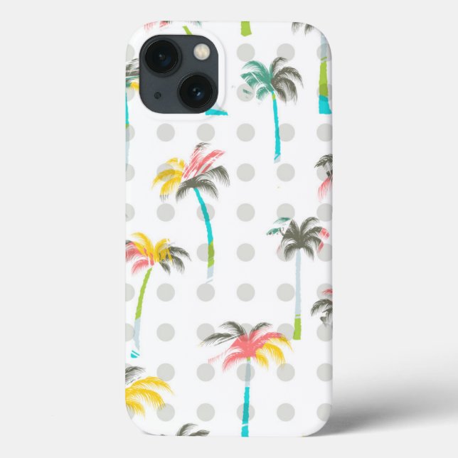 Watercolor Palm Trees Case-Mate iPhone Case (Back)