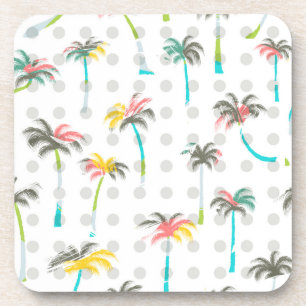 Watercolor Palm Trees Coaster