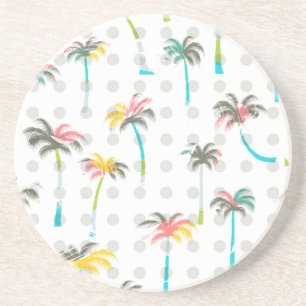 Watercolor Palm Trees Coaster