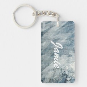 Watercolor paper. key ring