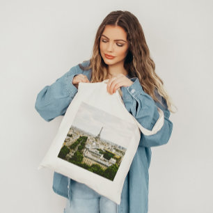 Watercolor Paris Destination Tote Bag