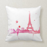 Watercolor Paris Pillow By Megaflora<br><div class="desc">Watercolor Paris Pillow By Megaflora</div>