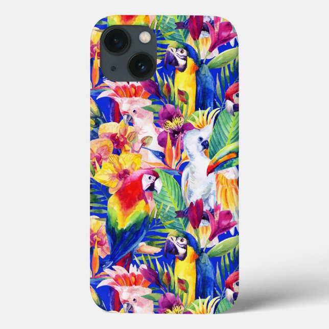 Watercolor Parrots Case-Mate iPhone Case (Back)