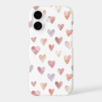 Watercolor Pastel Hearts Pattern | Case-Mate