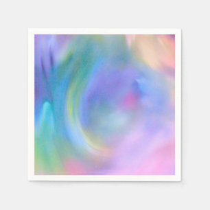 Watercolor Pastel Rainbow - All Options Napkin