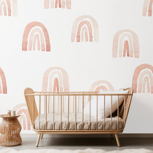 "Watercolor Pastel Rainbow Wallpaper