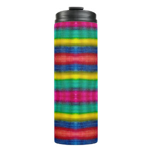 Watercolor Pattern Art Thermal Tumbler