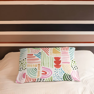 Watercolor Pattern Pillowcase