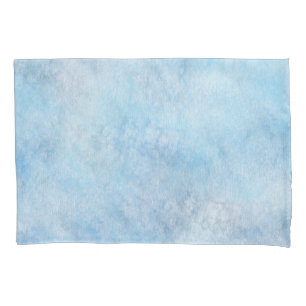Watercolor Pattern Sky Blue Pillowcase