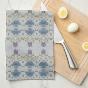 Watercolor Patterned Tea Towel