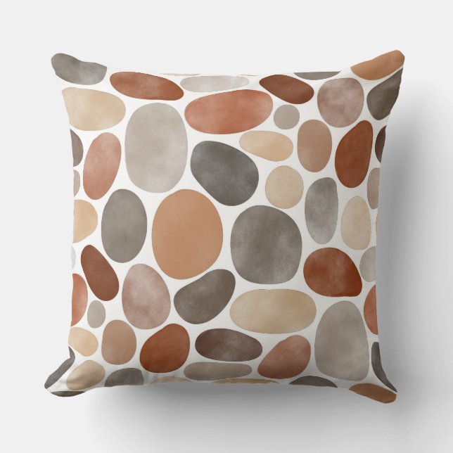 Watercolor Pebbles 230921 Cushion (Front)
