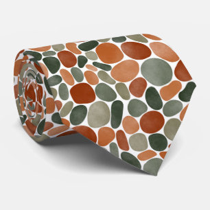 Watercolor Pebbles 270921 Tie