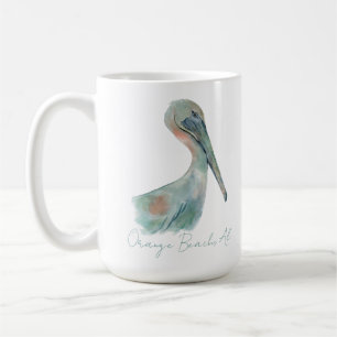 Watercolor Pelican Coffee Mug