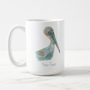 Watercolor Pelican Coffee Mug