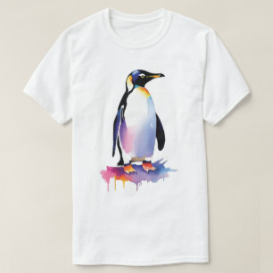 Watercolor Penguin T-Shirt 