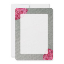 Watercolor Peony Blank Notecard
